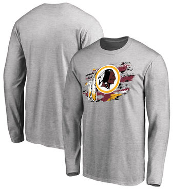Washington Redskins NFL Pro Line Ash True Colors Long Sleeve T-Shirt