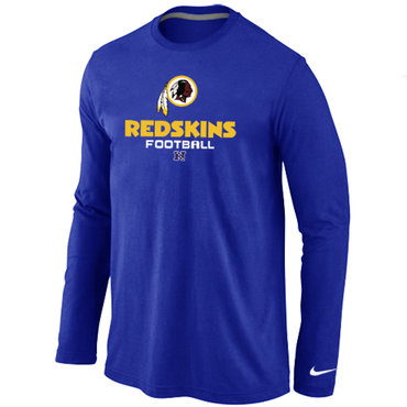 Washington Redskins Critical Victory Long Sleeve T-Shirt Blue