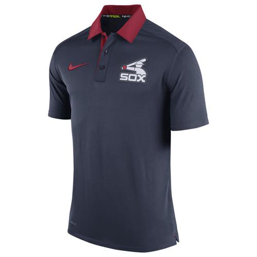 Chicago White Sox Nike Navy Authentic Collection Dri-FIT Elite Polo - Click Image to Close