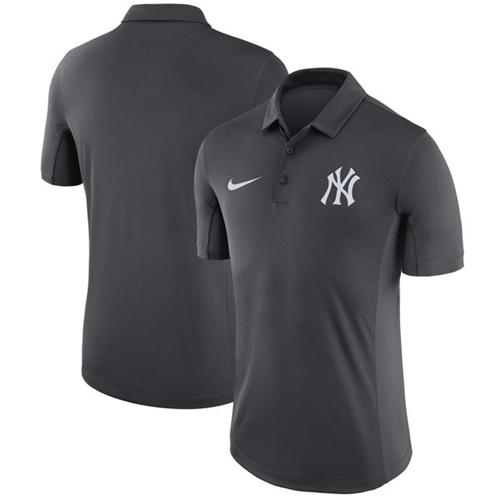 New York Yankees Nike Anthracite Franchise Polo