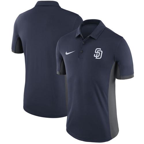 San Diego Padres Nike Navy Franchise Polo