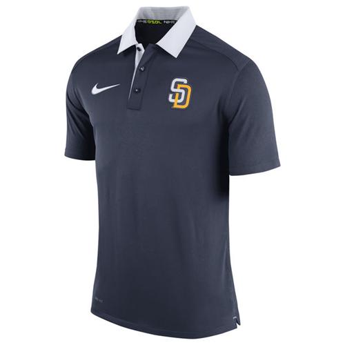 San Diego Padres Nike Navy Authentic Collection Dri-FIT Elite Polo