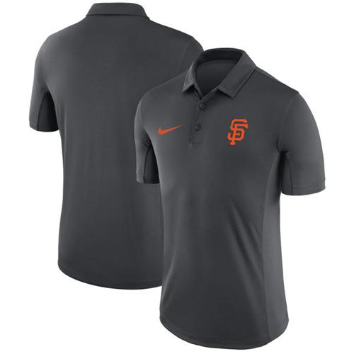 San Francisco Giants Nike Anthracite Franchise Polo