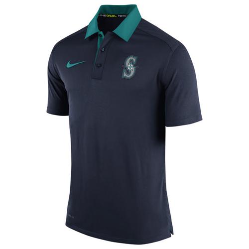 Seattle Mariners Nike Navy Authentic Collection Dri-FIT Elite Polo