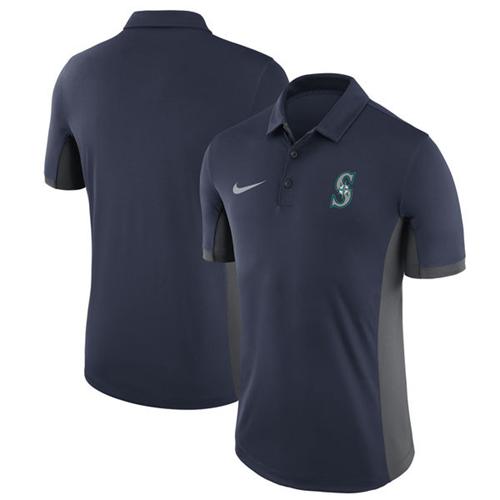 Seattle Mariners Nike Navy Franchise Polo