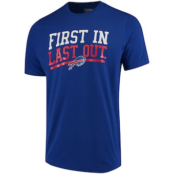 Buffalo Bills Under Armour Royal Combine Authentic First In T-Shirt