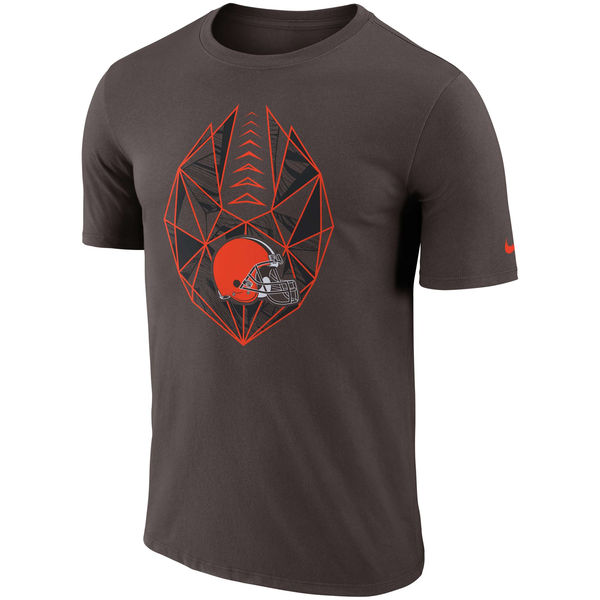 Cleveland Browns Brown Fan Gear Icon Performance T-Shirt