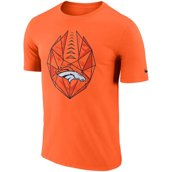 Denver Broncos Orange Fan Gear Icon Performance T-Shirt