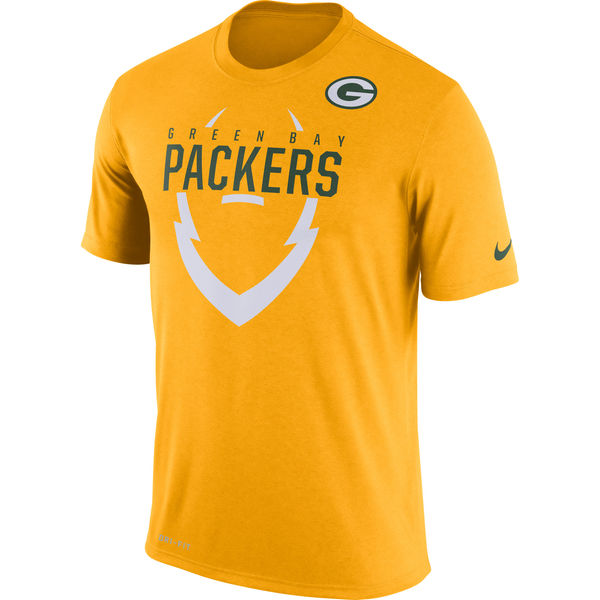 Green Bay Packers Gold Legend Icon Dri-FIT T-Shirt