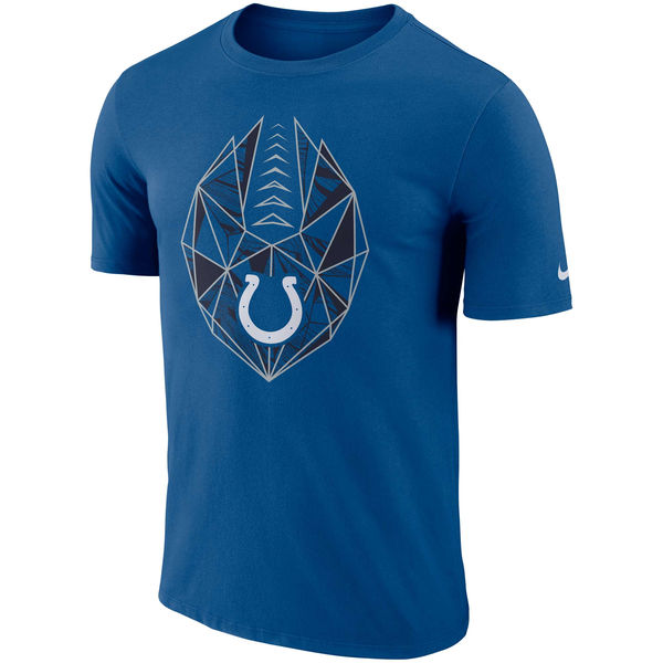 Indianapolis Colts Royal Fan Gear Icon Performance T-Shirt