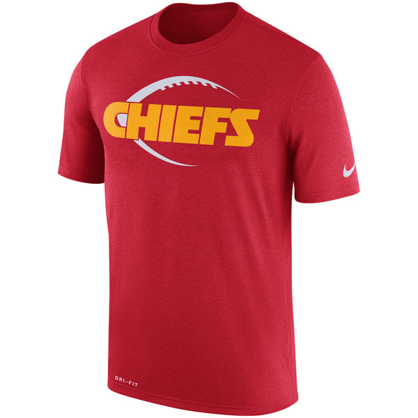 Kansas City Chiefs Red Legend Icon Logo Performance T-Shirt