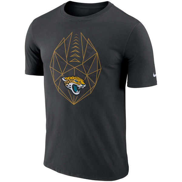 Jacksonville Jaguars Black Fan Gear Icon Performance T-Shirt