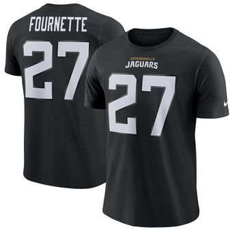 Jacksonville Jaguars 27 Leonard Fournette Black Dri-FIT Player Pride 3.0 Name & Number T-Shirt