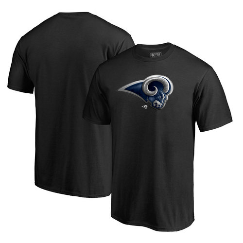 Los Angeles Rams Pro Line by Fanatics Branded Midnight Mascot T-Shirt - Black