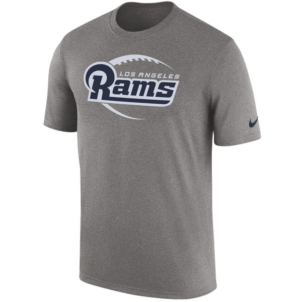 Los Angeles Rams Heathered Gray Legend Icon Performance T-Shirt