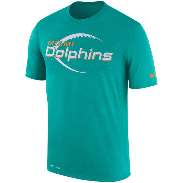 Miami Dolphins Aqua Legend Icon Performance T-Shirt