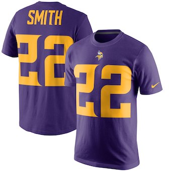 Minnesota Vikings Harrison Smith Purple Color Rush Player Pride Name & Number T-Shirt