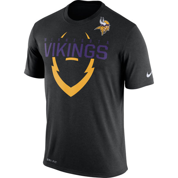 Minnesota Vikings Black Legend Icon Dri-FIT T-Shirt