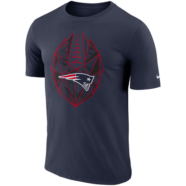 New England Patriots Navy Fan Gear Icon Performance T-Shirt