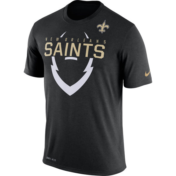 New Orleans Saints Black Legend Icon Dri-FIT T-Shirt