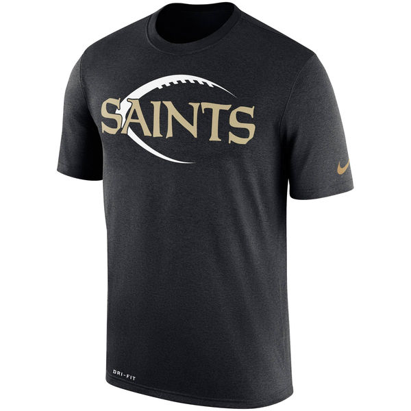 New Orleans Saints Black Legend Icon Performance T-Shirt