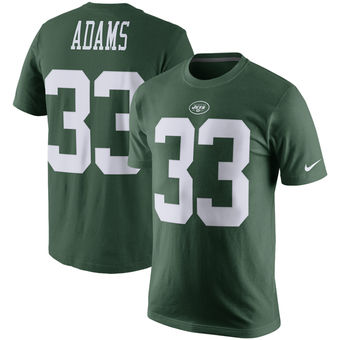 New York Jets 33 Jamal Adams Green Player Pride Name & Number T-Shirt