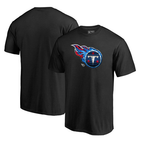 Tennessee Titans Pro Line by Fanatics Branded Midnight Mascot T-Shirt - Black