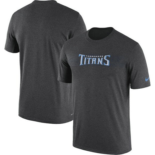 Tennessee Titans Heathered Charcoal Sideline Seismic Legend T-Shirt
