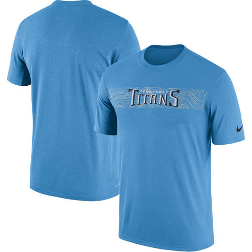 Tennessee Titans Light Blue Sideline Seismic Legend T-Shirt