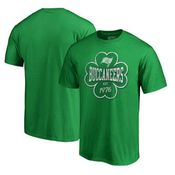 Tampa Bay Buccaneers Pro Line by Fanatics Branded St. Patrick's Day Emerald Isle Big and Tall T-Shir