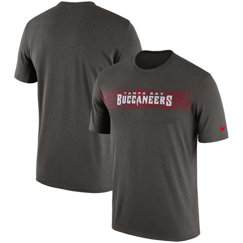 Tampa Bay Buccaneers Pewter Sideline Seismic Legend T-Shirt