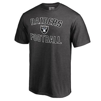Oakland Raiders Pro Line by Fanatics Branded Gray Victory Arch T-Shirt