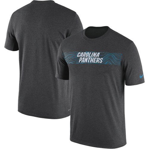 Oakland Raiders Heathered Charcoal Sideline Seismic Legend Long Sleeve T-Shirt