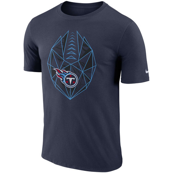 Tennessee Titans Navy Fan Gear Icon Performance T-Shirt