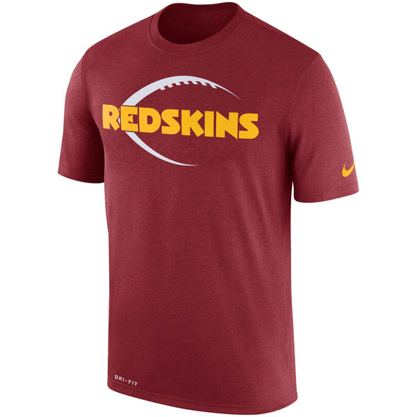 Washington Redskins Burgundy Legend Icon Performance T-Shirt - Click Image to Close