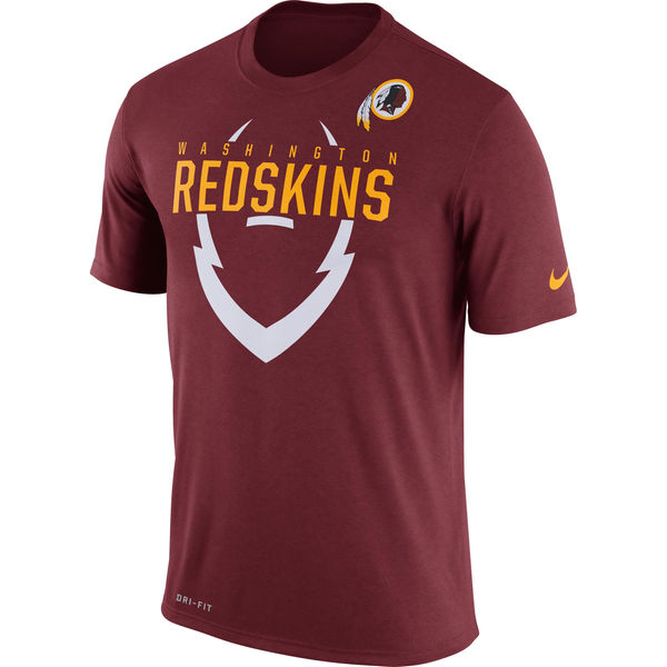 Washington Redskins Burgundy Legend Icon Dri-FIT T-Shirt - Click Image to Close