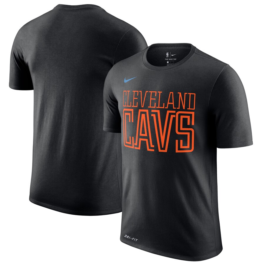 Cleveland Cavaliers Nike Hardwood Classics Performance Logo T-Shirt Black