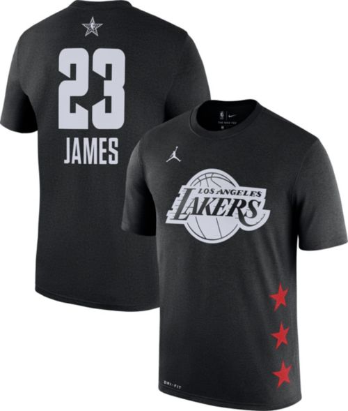 Jordan 2019 NBA All-Star Game #23 LeBron James Dri-FIT Black T-Shirt