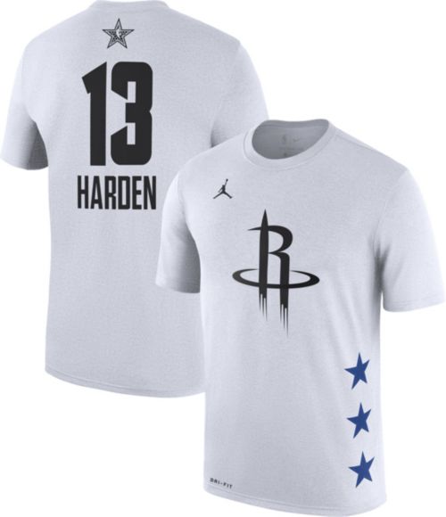 Jordan 2019 NBA All-Star Game #13 James Harden Dri-FIT White T-Shirt - Click Image to Close