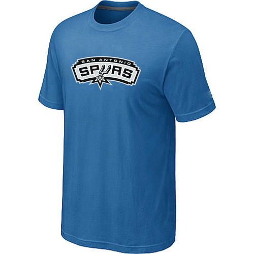 San Antonio Spurs Big & Tall Primary Logo L.Biue NBA T-Shirt - Click Image to Close