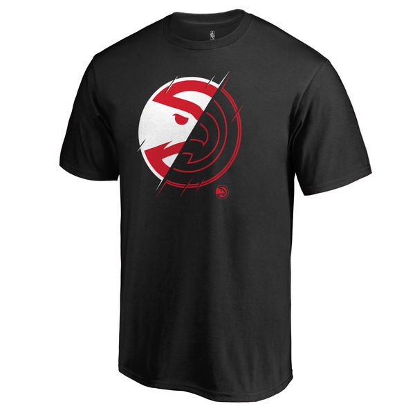 Atlanta Hawks Fanatics Branded Black X-Ray T-Shirt