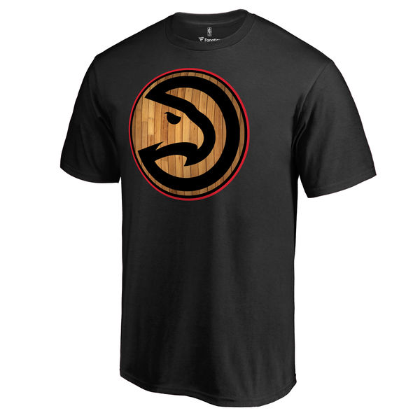 Atlanta Hawks Black Hardwood T-Shirt