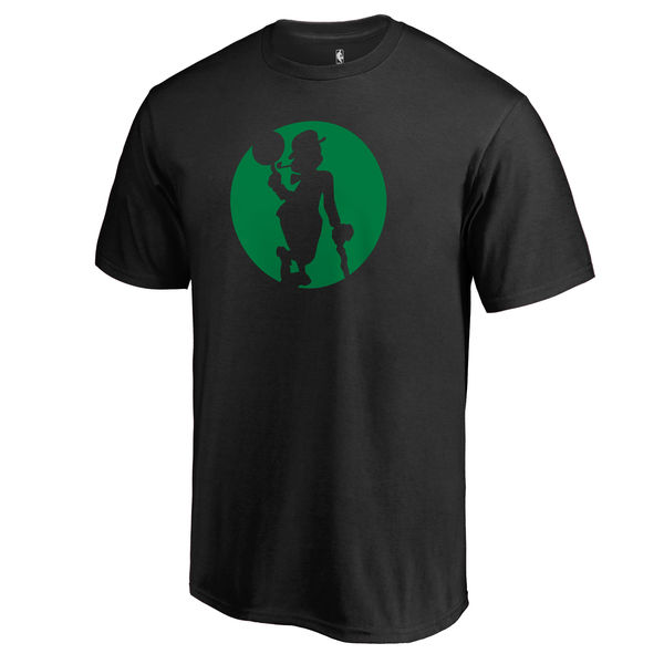 Boston Celtics Fanatics Branded Black Alternate Logo T-Shirt