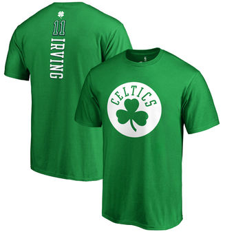 Boston Celtics 11 Kyrie Irving Fanatics Branded Kelly Green St. Patrick's Day Backer Name & Number T