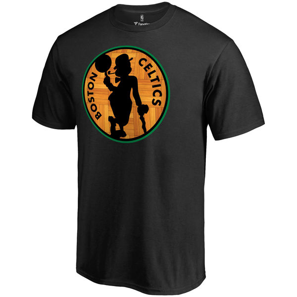 Boston Celtics Fanatics Branded Black Hardwood T-Shirt