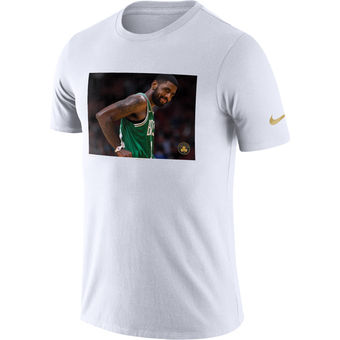 Boston Celtics Kyrie Irving Nike White Player Pack Performance T-Shirt