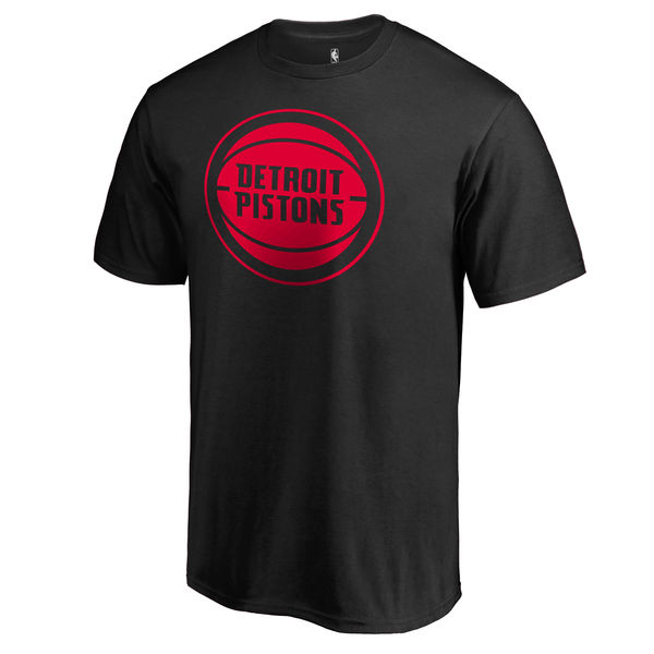 Detroit Pistons Fanatics Branded Black Taylor T-Shirt