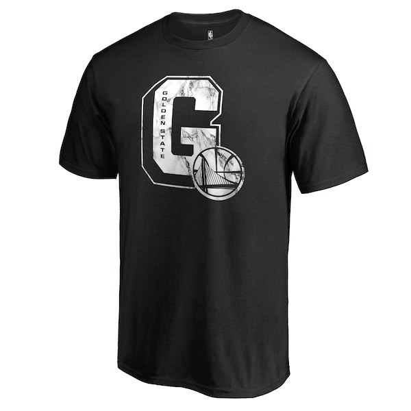 Golden State Warriors Fanatics Branded Black Letterman T-Shirt