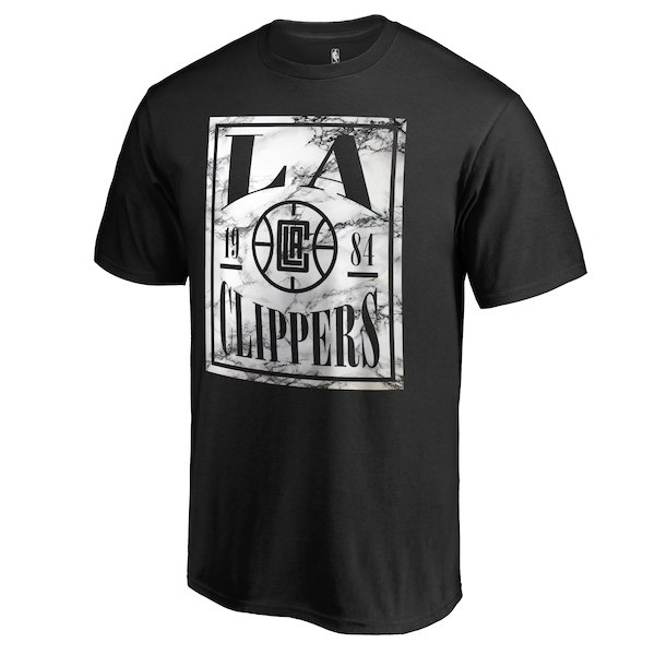 LA Clippers Fanatics Branded Black Court Vision T-Shirt