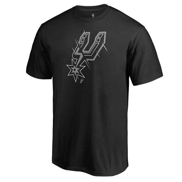 San Antonio Spurs Fanatics Branded Black Team X-Ray T-Shirt
